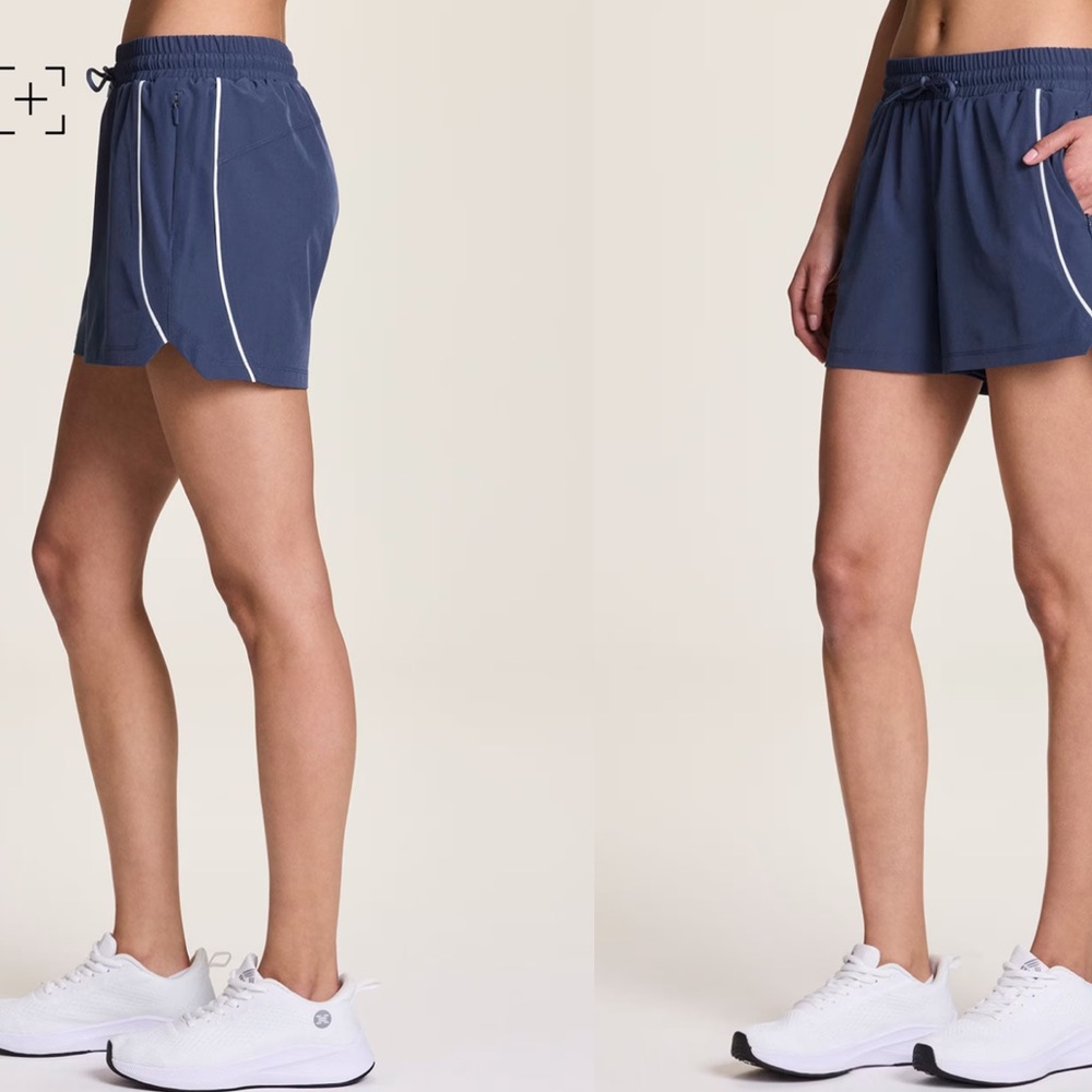 RBX Women's Navy Athletic Running Shorts - Picture 5 of 11